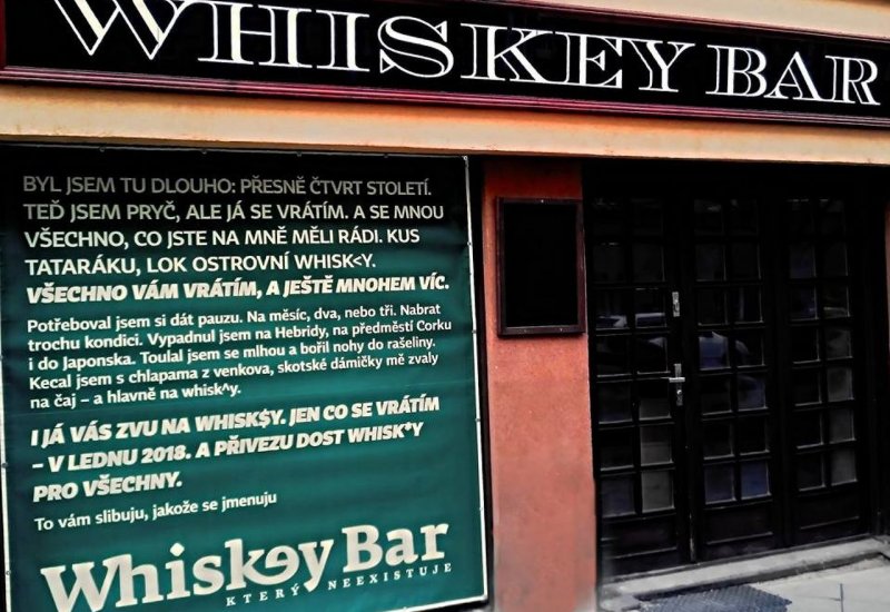 Whiskey Bar, který neexistuje