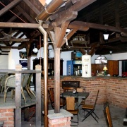 Zahradní restaurace hotelu Černý kůň