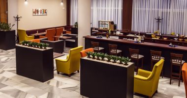Denní kavárna hotelu Moskva
