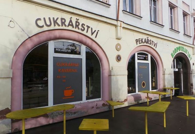 Merhautovo pekařství s kavárnou Poděbrady