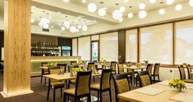 Design restaurace hotelu Lužnice